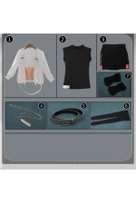 2XXT Cosplay Arknights Exusiai the New Covenant Casual Outfit Cosplay Costume